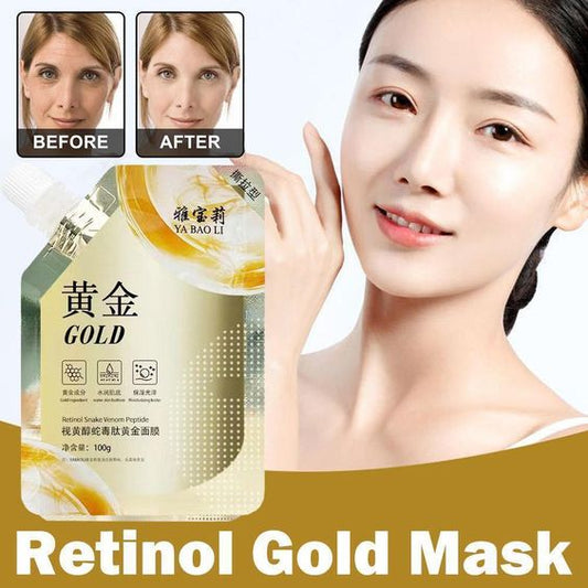 Retinol Gold Face Mask – Deep Moisturizing, Brightening & Anti-Aging Peel-Off Mask