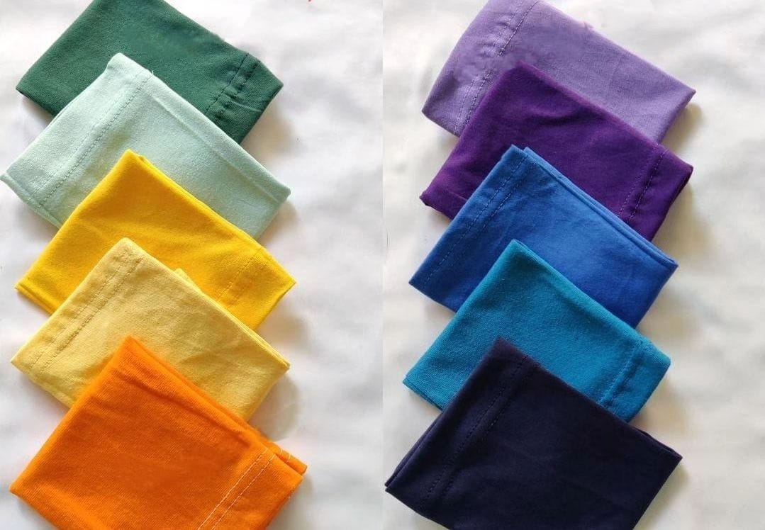 Pack of 10 plain Head scarf inner hijab cap-Muslim hijab cap-Women Islamic underscarf hijab cap in multi colors